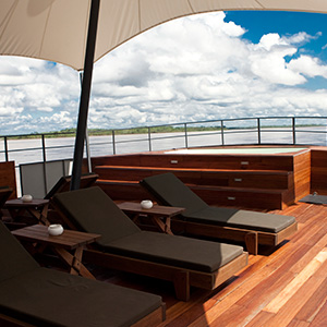 Avalon Aria river cruise ship's spectacular sundeck