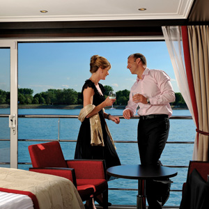 Avalon Waterways Expression river cruise ship Open Air Balcony