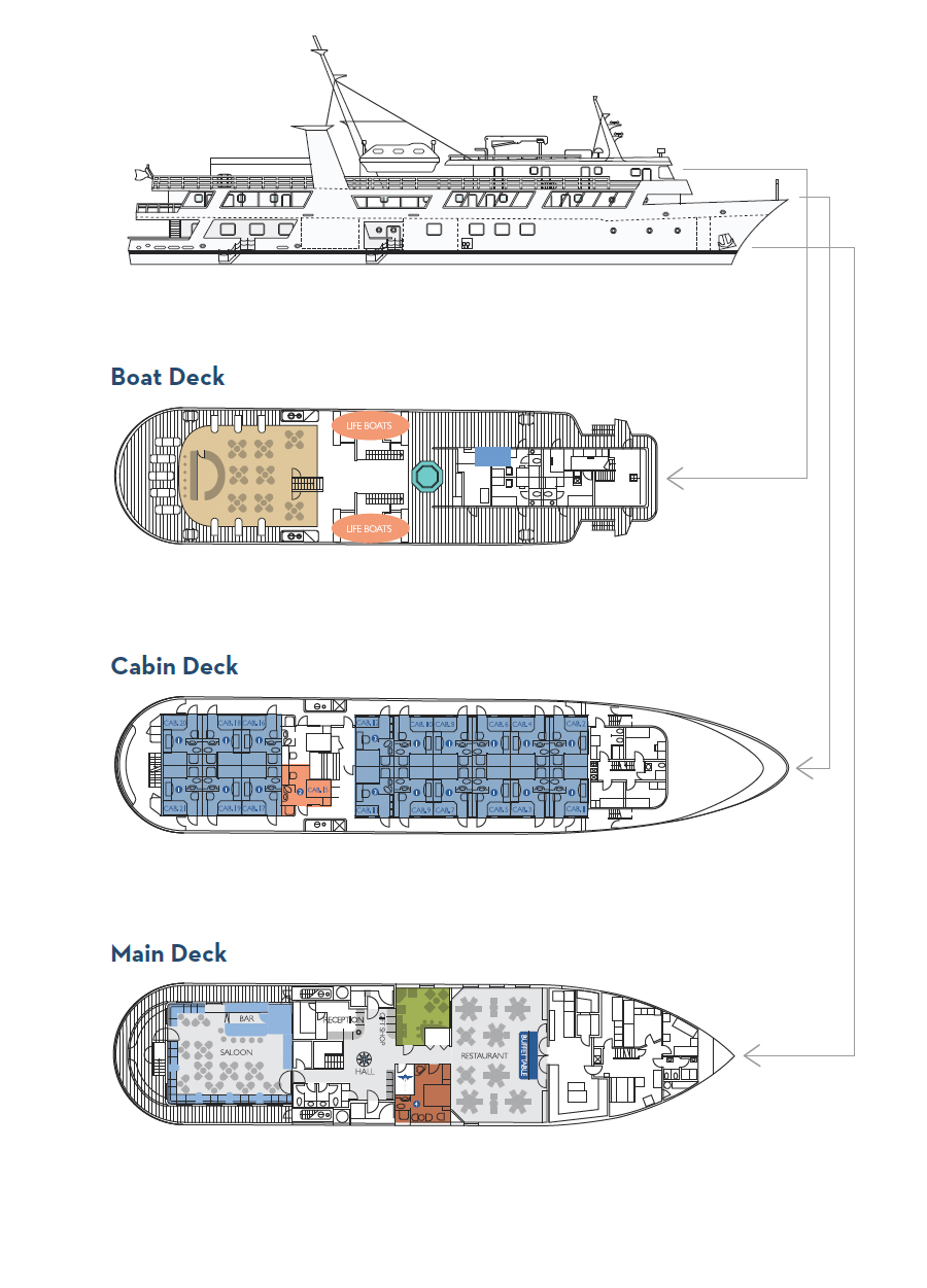 Avalon Isabela II Deck Plans