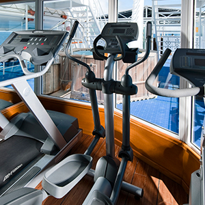 Avalon Isabela II river cruise ship's fitness center