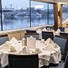 Avalon Waterways Poetry II river cruise ship - scenery in the dining room