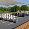Avalon Waterways Passion river cruise ship skydeck game area