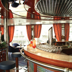 Avalon Waterways Tapestry II river cruise ship - Bar area