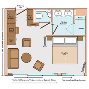 Avalon Tapestry II Royal Suite Layout